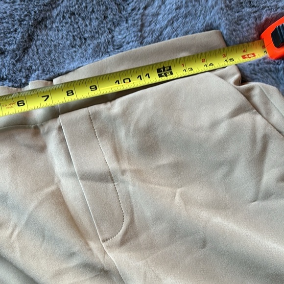 Zara Tan Cargo Pockets Joggers stretch back waist for comfort size M - Picture 10 of 12